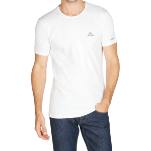 Maglia intimo uomo bianca t-shirt girocollo in cotone pettinato Kappa