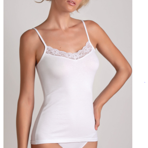 Canottiera Donna pizzo spalla stretta Cotonella GD00135