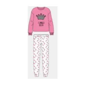 Pigiama Donna 100% cotone lungo THINK PINK 2000 Outlet