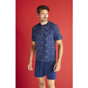 Pigiama Uomo Corto 100% cotone Nottingham 27790