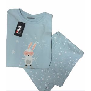 Pigiama Donna Fila 4067 cotone caldo invernale