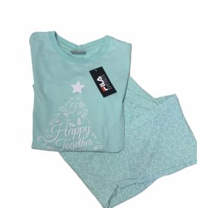 Pigiama Donna Fila 4068 cotone caldo invernale