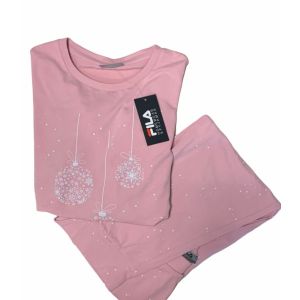 Pigiama Donna Fila 4070 cotone caldo invernale