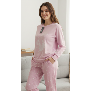 Pigiama Donna Fila 4070 cotone caldo invernale