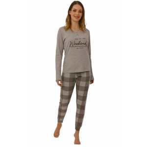 Pigiama Donna 100% caldo cotone Il Granchio 6001