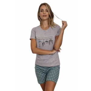 Pigiama Donna corto 100% cotone IL GRANCHIO lady 815 Special Price