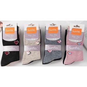 Calza Donna corta Caldo cotone invernale SUNFLO 750/5