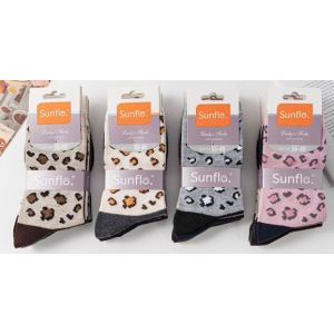 Calza Donna corta Caldo cotone invernale SUNFLO 750/7