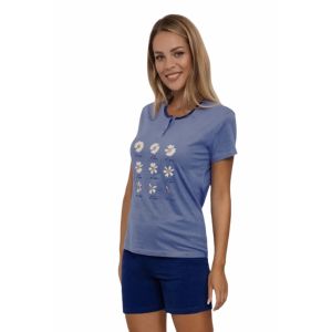 Pigiama Donna corto 100% cotone IL GRANCHIO lady 821 Special Price