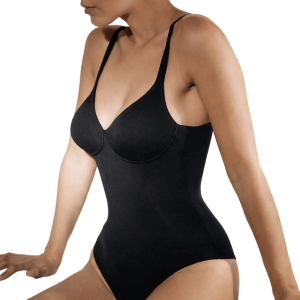 Body Donna Nero in Cotone Elasticizzato Gios Peonia