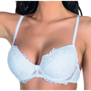 Reggiseno Balconcino Push-Up pizzo Coppa C Aris Chiara