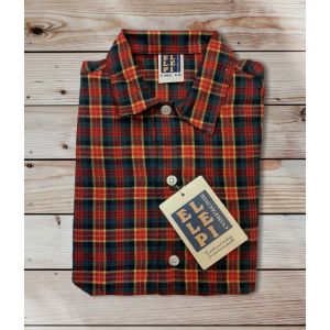 Camicia Neonato in Cotone Flanella Ellepi 3513 Outlet