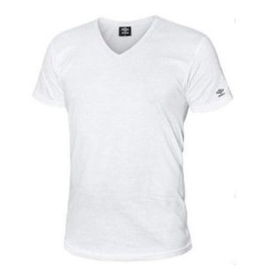 Maglia Uomo T-Shirt scollo a V 100% Cotone Umbro 6048