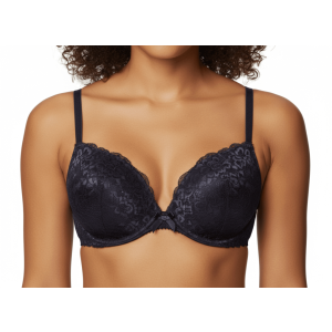 Reggiseno Push Up Imbottito in Colori Bianco, Nero e Nudo. Coppe 2B, 3B 4B