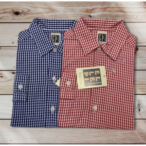 Camicia Neonato in Cotone Popeline a Quadretti Ellepi 3582 Outlet