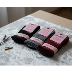 Calza Donna corta Caldo cotone invernale SUNFLO 733