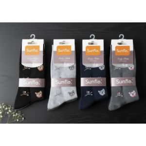 Calza Donna corta Caldo cotone invernale Sunflo 765