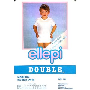 Maglia Bambino mezza manica LanaCotone Ellepi 697