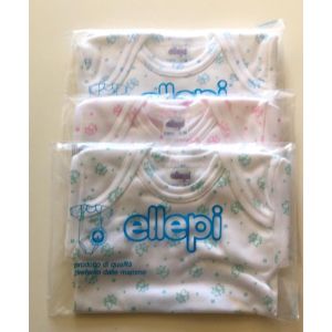 Body Neonato Cotone felpato Ellepi 874 Fine serie Outlet