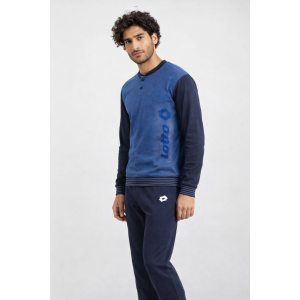 Pigiama Uomo 100% cotone caldo interlock Lotto 2075 prezzo promozionale