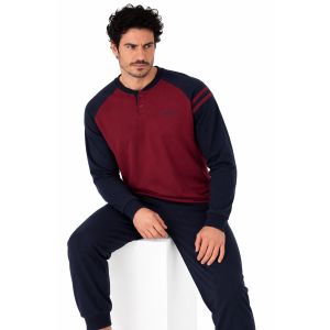 Pigiama Uomo caldo cotone pesante interlock Navigare 142025 Bordeaux