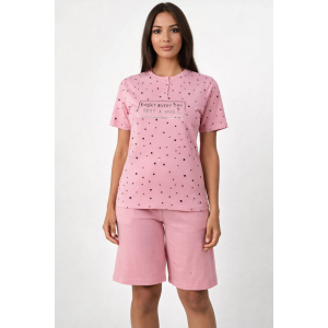 Pigiama Donna corto calibrato 100% cotone Karelpiu' 4127