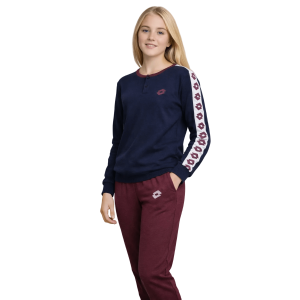 Pigiama Ragazza teen cotone caldo Interlock Lotto 9504 Bordeaux