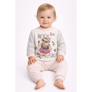 Pigiamino Neonata cotone felpato Ellepi 4049 prezzo promozionale
