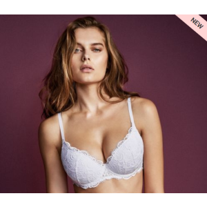 Reggiseno Push-Up pizzo coppa C Lormar Plug Frizzante