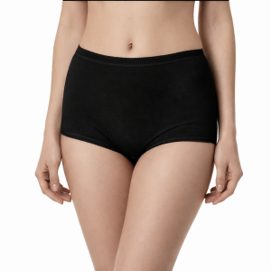 Slip donna Alto in costina operata cotone 100% filoscozia Alpina 42