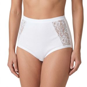 Slip Maxi Donna cotone elasticizzato e pizzo Cotonella GD131
