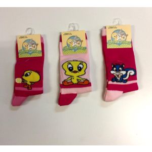 Calzino alto Neonata gambaletto caldo cotone LOONEY TUNES by Prisco