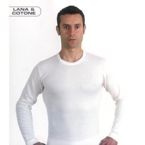 Maglia Uomo manica lunga lanacotone Blu&Blu by ciessetti 2052
