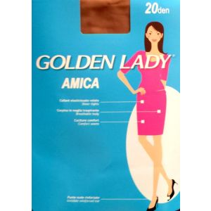 Collant Donna elasticizzato velato 20 Den Golden Lady Amica