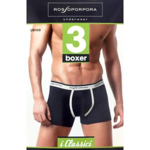 Boxer Uomo cotone elasticizzato Rossoporpora UB450