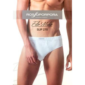 Slip Uomo in Cotone Mako’ Rossoporpora 270 (3 Pezzi)