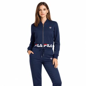 Tuta Donna aperta Fila 4065 cotone felpato invernale