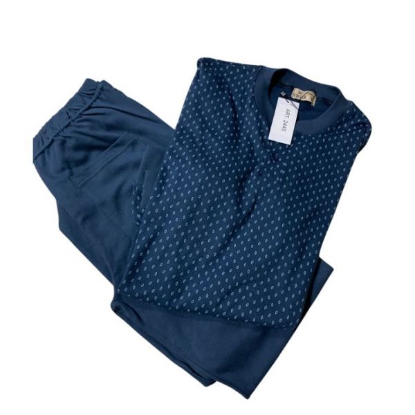 Pigiama Uomo 100% cotone interlock Invernale IUPITER 2445
